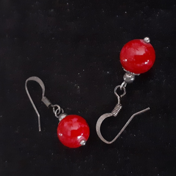 Handmade Genuine Gemstone & Bead Necklace & Earrings - Picture 4 of 5